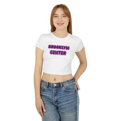 Brooklyn Center Centaurs Women’s Baby Tee - Retro Graphic Top for Casual Vibes