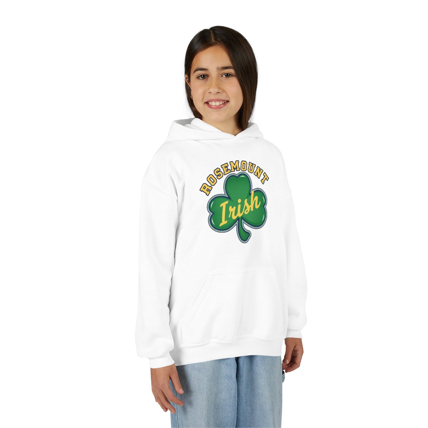 Rosemount Irish Youth Heavy Blend Hoodie - Cozy & Stylish Sweatshirt for Kids
