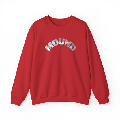 Mound Westonka White Hawks Metallic Crewneck Sweatshirt
