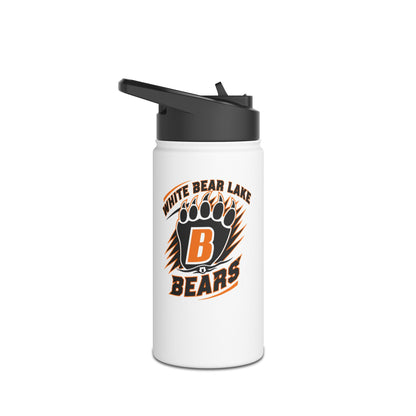 Water Bottle - White Bear Lake Bears Stainless Steel, Durable