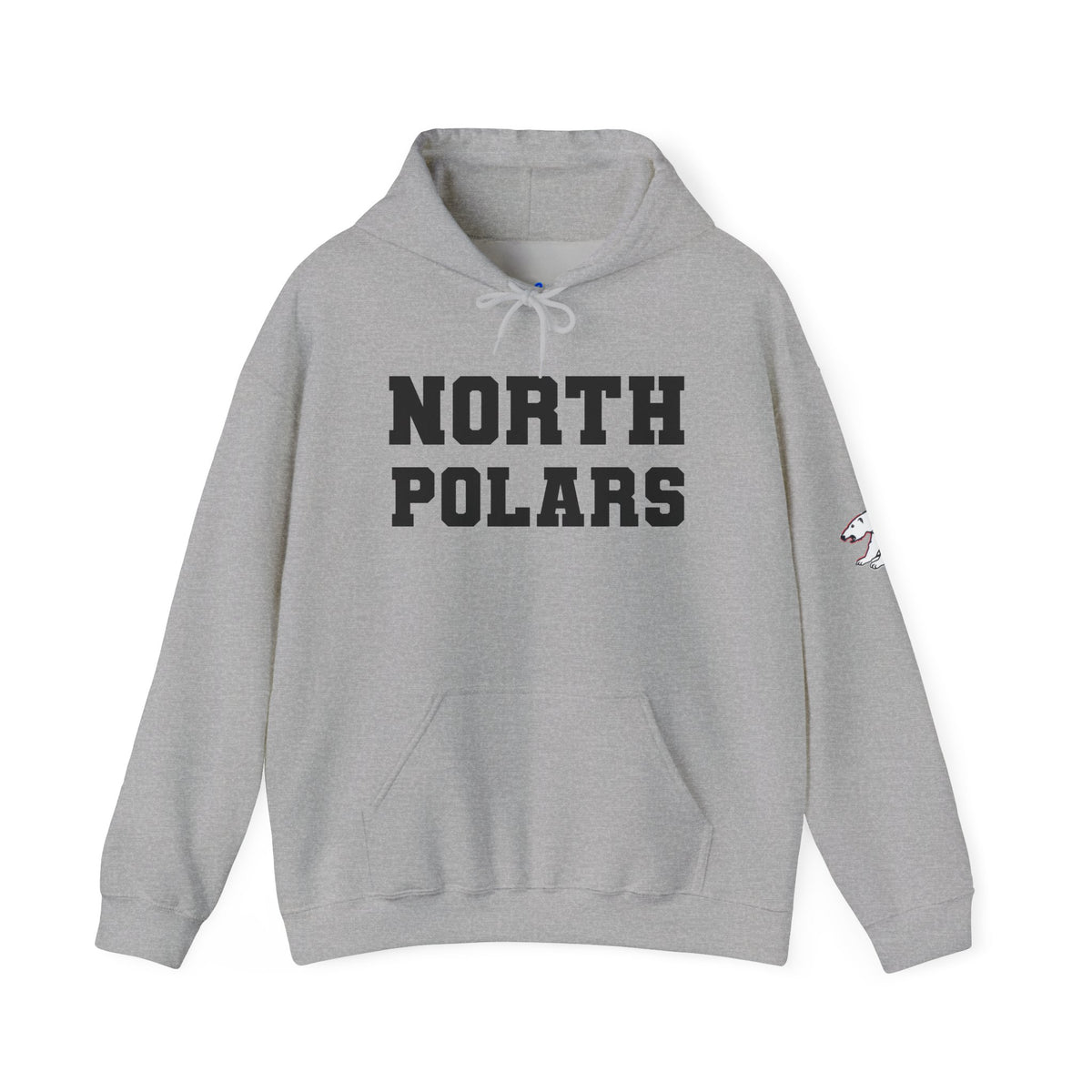 North Saint Paul Polars Ironman Hoodie — Classic School Logo Pullover