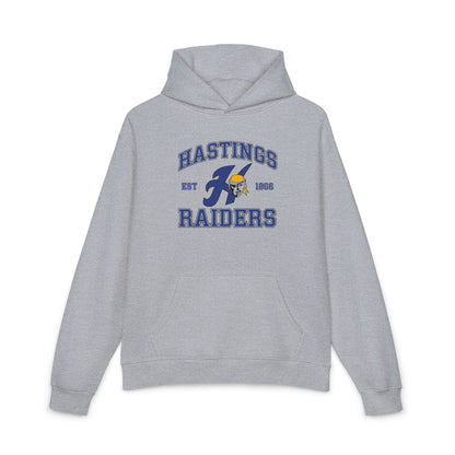 Hastings Raiders Hoodie — Vintage Collegiate School Spirit Pullover