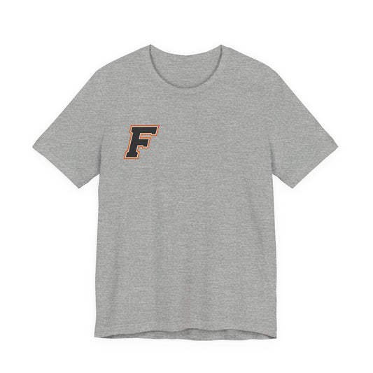 Farmington Tigers 'F' Graphic Tee — Retro Letterman Style T-Shirt