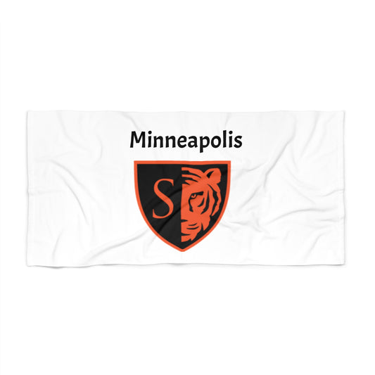 Minneapolis South Tigers  Beach Towel - Perfect for Summer Fun & Pool Days