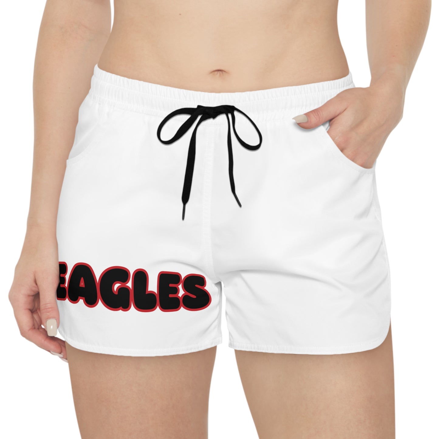 Eden Prairie Eagles Women's Casual White Shorts