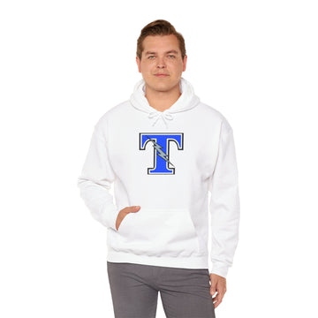 Unisex Heavy Blend Hooded Sweatshirt Tartan Titans - Perfect for Casual Comfort & School Spirit