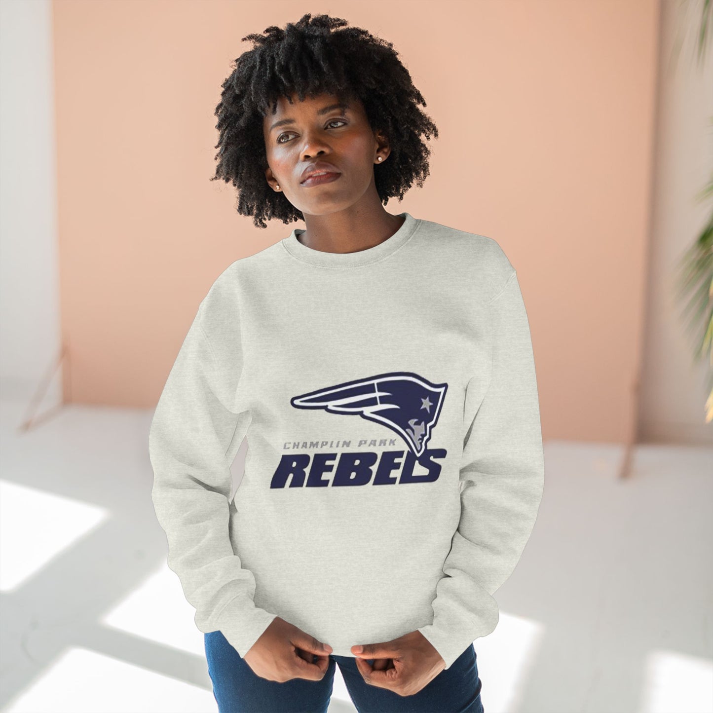 Champlin Park Rebels Unisex Crewneck Sweatshirt  - Cozy Everyday Wear