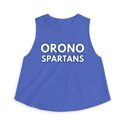 Orono Spartans Crop Top — Women’s School Spirit Tank