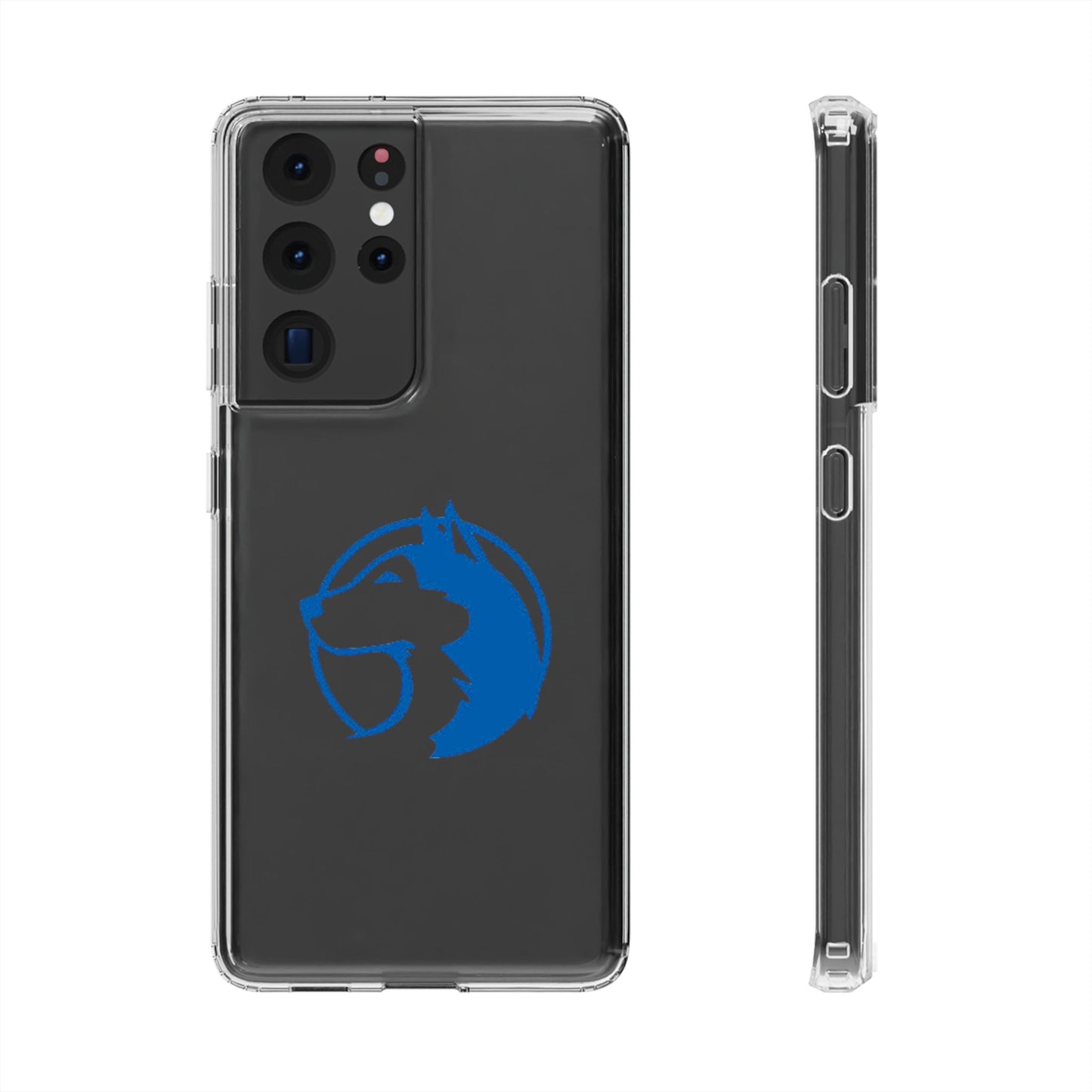 Saint Anthony Huskies Clear Phone Case