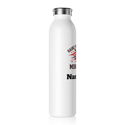 Saint Paul Central Minutemen Slim Water Bottle —  Stainless Insulated Bottle