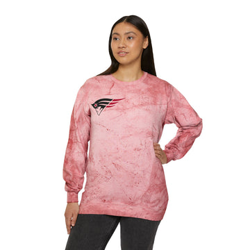Saint Paul Central Minutemen Unisex Color Blast Crewneck Sweatshirt - Unique Abstract Design for Casual Comfort