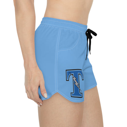 Tartan Titans Women's Light Blue Casual Shorts