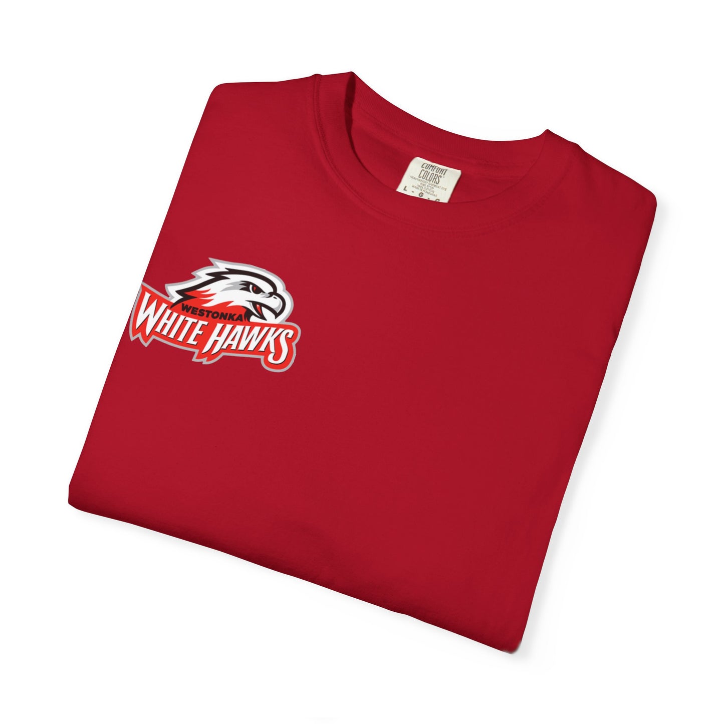 Mound Westonka White Hawks Unisex Garment-Dyed T-Shirt