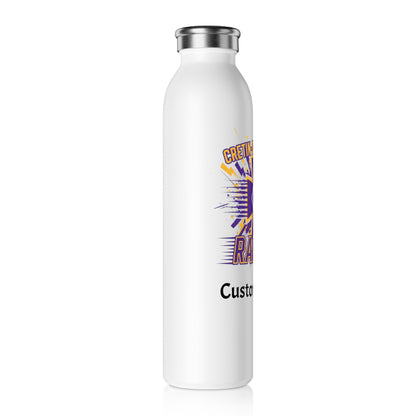 Cretin Derham Hall Slim Water Bottle —  Stainless Insulated Bottle - Personalization Option