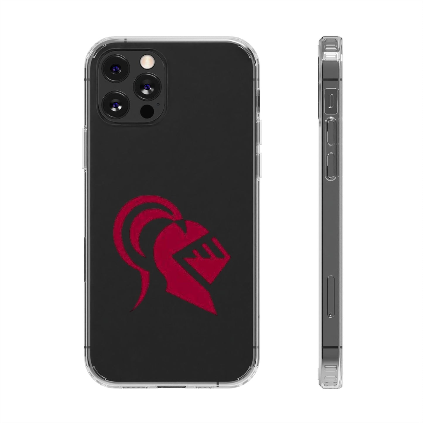 Irondale Knights Shield Clear Phone Case - Durable Protection with Bold Design