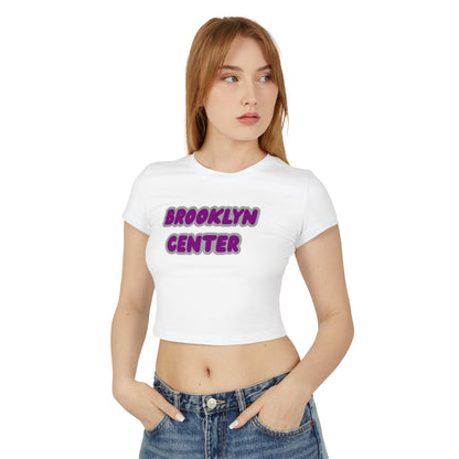 Brooklyn Center Centaurs Women’s Baby Tee - Retro Graphic Top for Casual Vibes