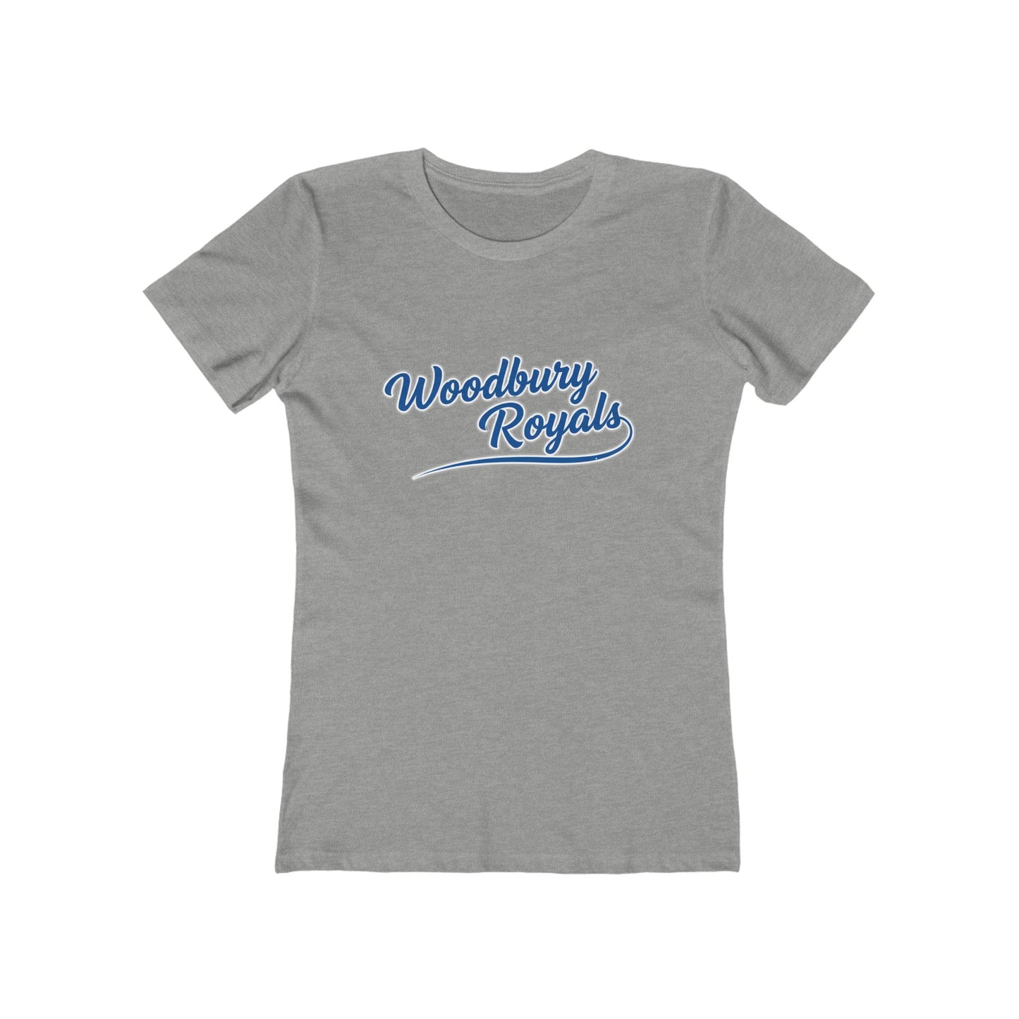 Woodbury Royals Women's Boyfriend Tee – Vintage Script School Spirit Shirt