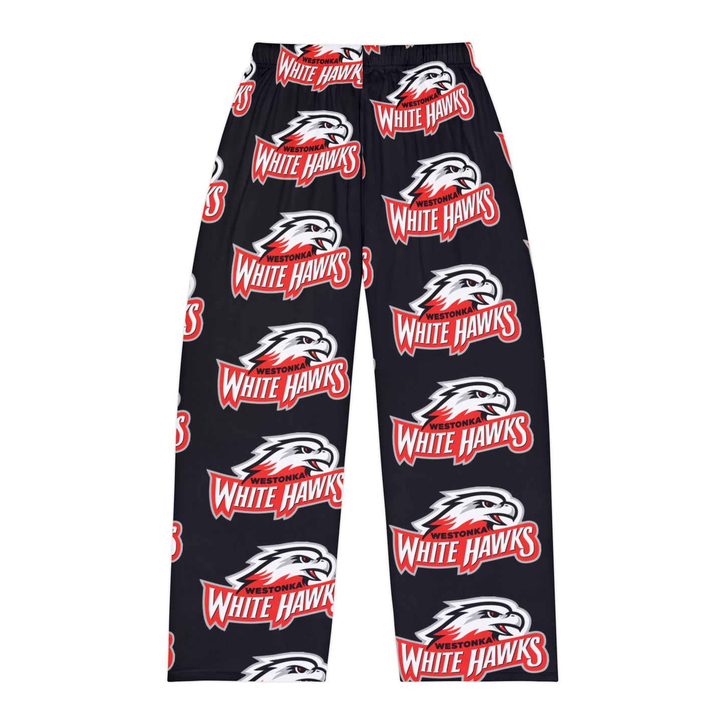 Mound Westonka White Hawks Men's Pajama Pants - Cozy Graphic Lounge Wear for Relaxation