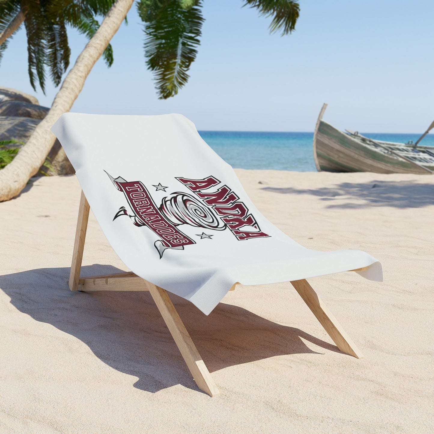 Anoka Tornadoes Beach Towel
