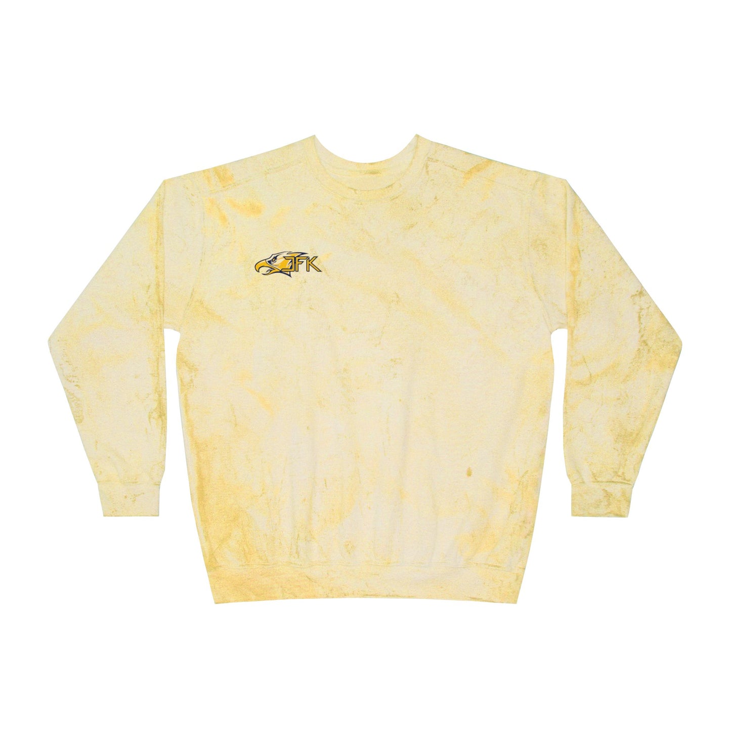 Bloomington Kennedy Eagles Color Blast Crewneck Sweatshirt for a Vibrant Vibe, Unisex Tie-Dye Fashion