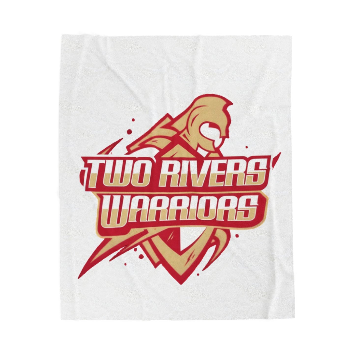 Two Rivers Warriors Cozy Velveteen Plush Blanket - Perfect for Relaxation and Home Decor