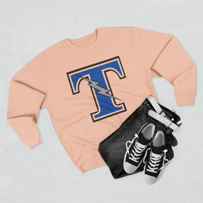 Tartan Titans Blue T Lightning Logo Sweatshirt