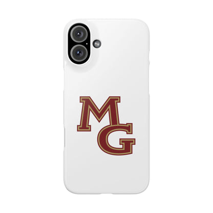 Maple Grove Crimson Slim Phone Case - Stylish Custom Cover for Daily Protection