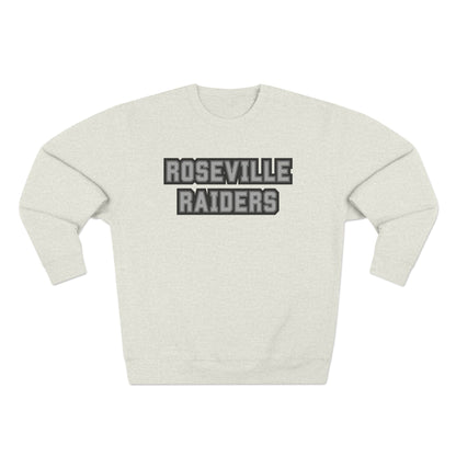 Roseville Raiders Unisex Crewneck Sweatshirt with Minimalist Design