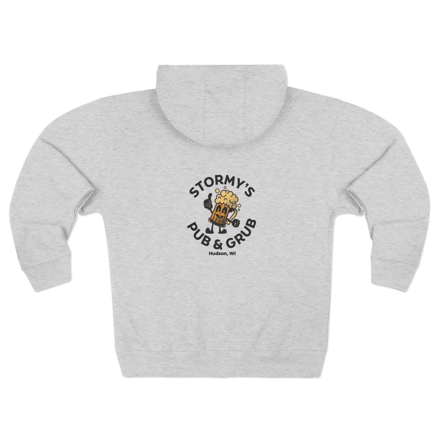Stormy's Pub & Grub Logo Vintage-Style Hooded Zip-Up