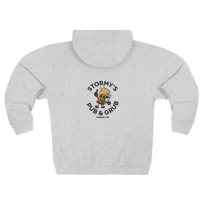 Stormy's Pub & Grub Logo Vintage-Style Hooded Zip-Up