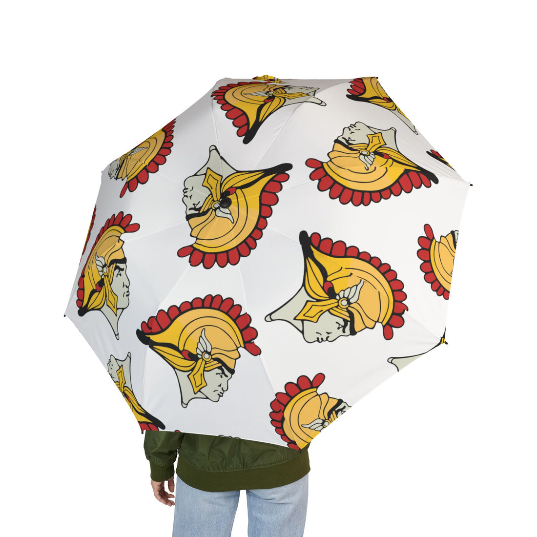 Orono Spartans Stylish Foldable Umbrella - Compact Rain Protection