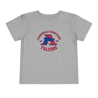 Armstrong Falcons Toddler Tee — Retro School Mascot Short Sleeve