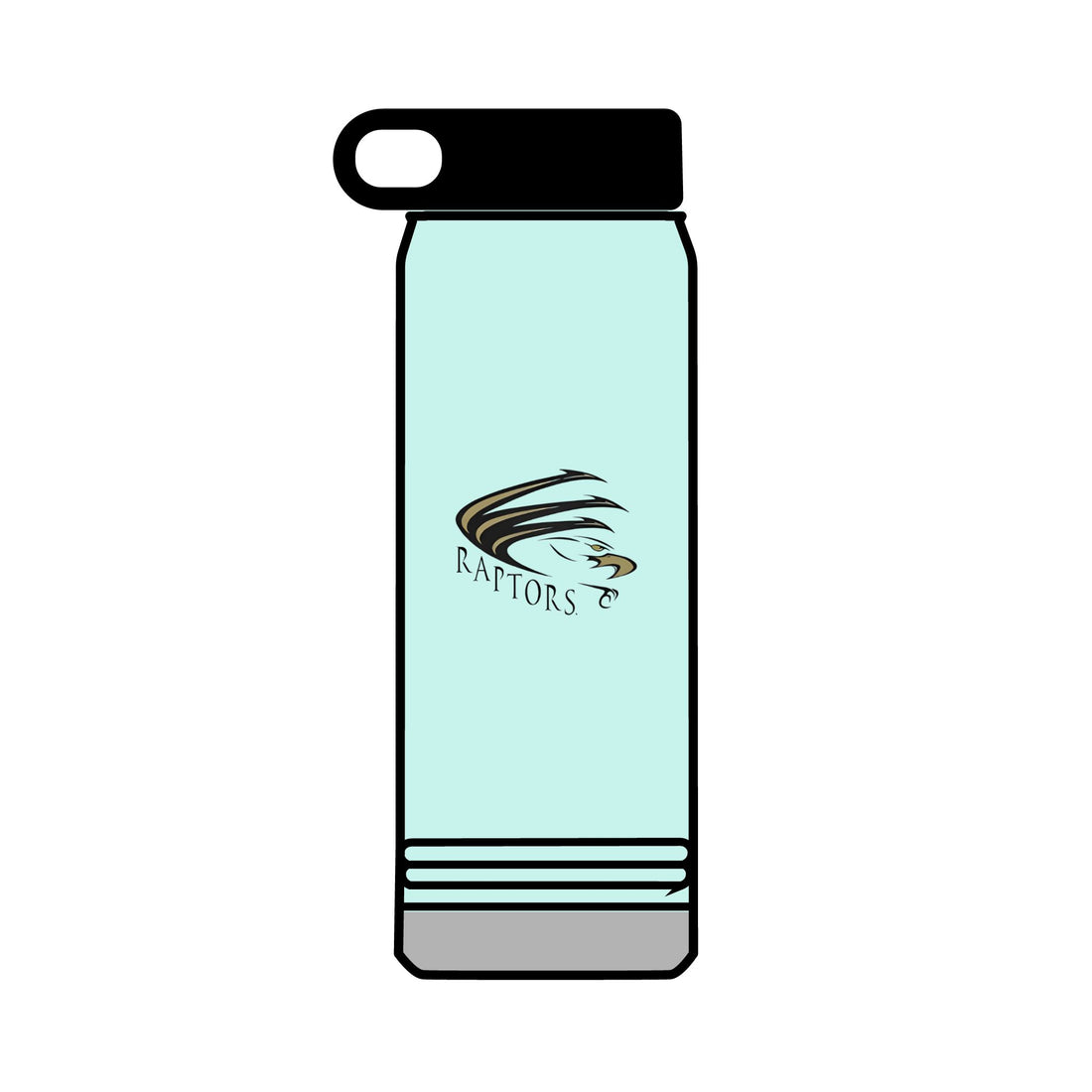 East Ridge Raptors Eco-Friendly 32oz Water Bottle with Raptors Logo - Perfect for Sports & Outdoor Activities