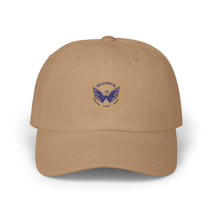 Classic Cap with Washington Eagle Emblem
