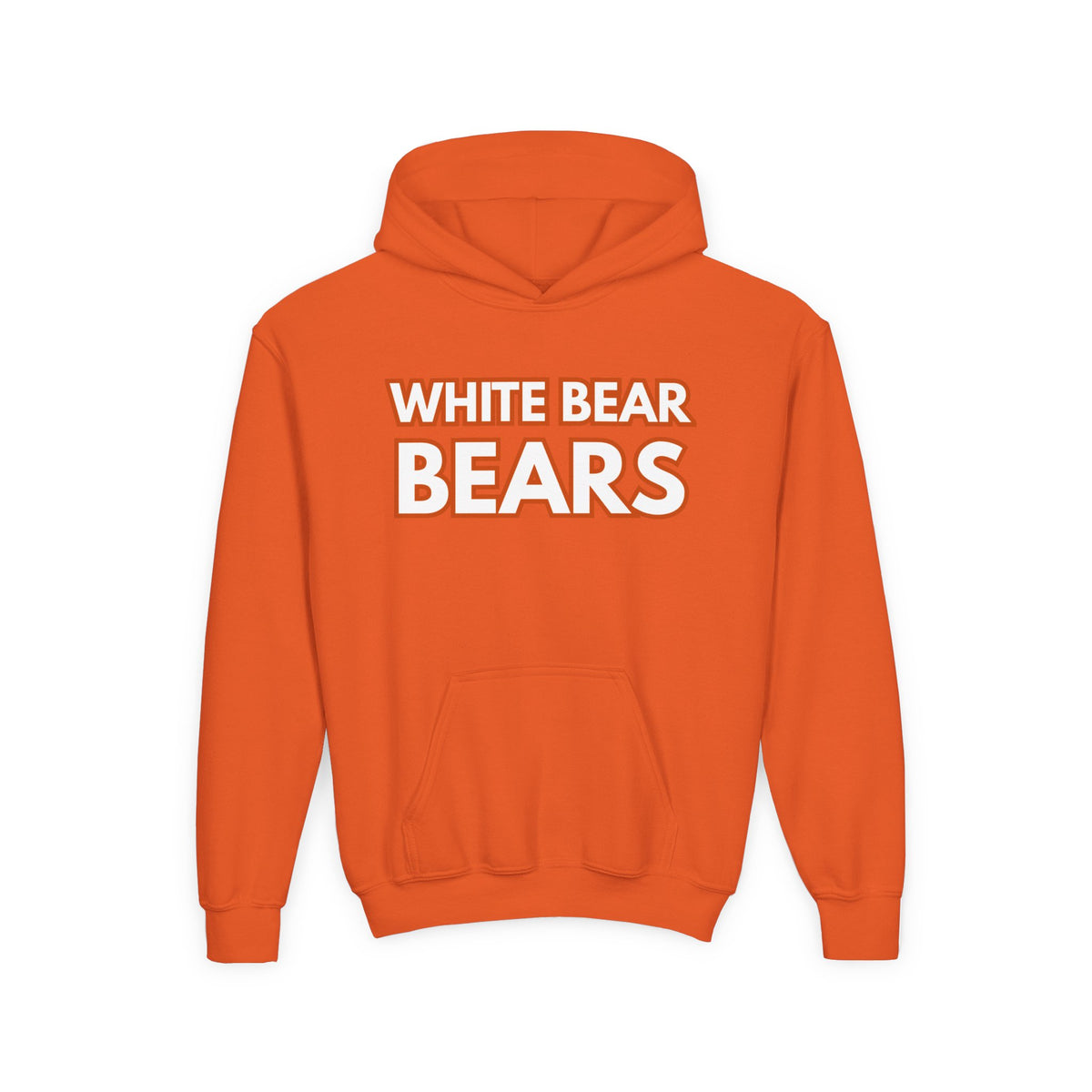White Bear Bears Youth Hoodie — School Team Spirit Pullover