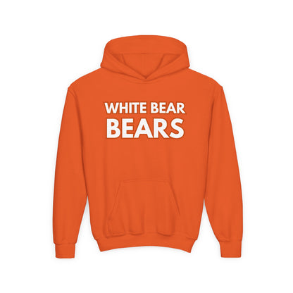 White Bear Bears Youth Hoodie — School Team Spirit Pullover