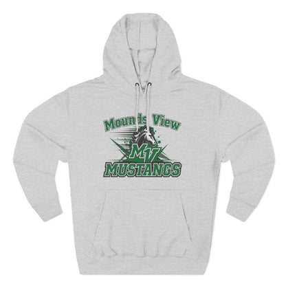 Mounds View Mustangs Three-Panel Fleece Hoodie