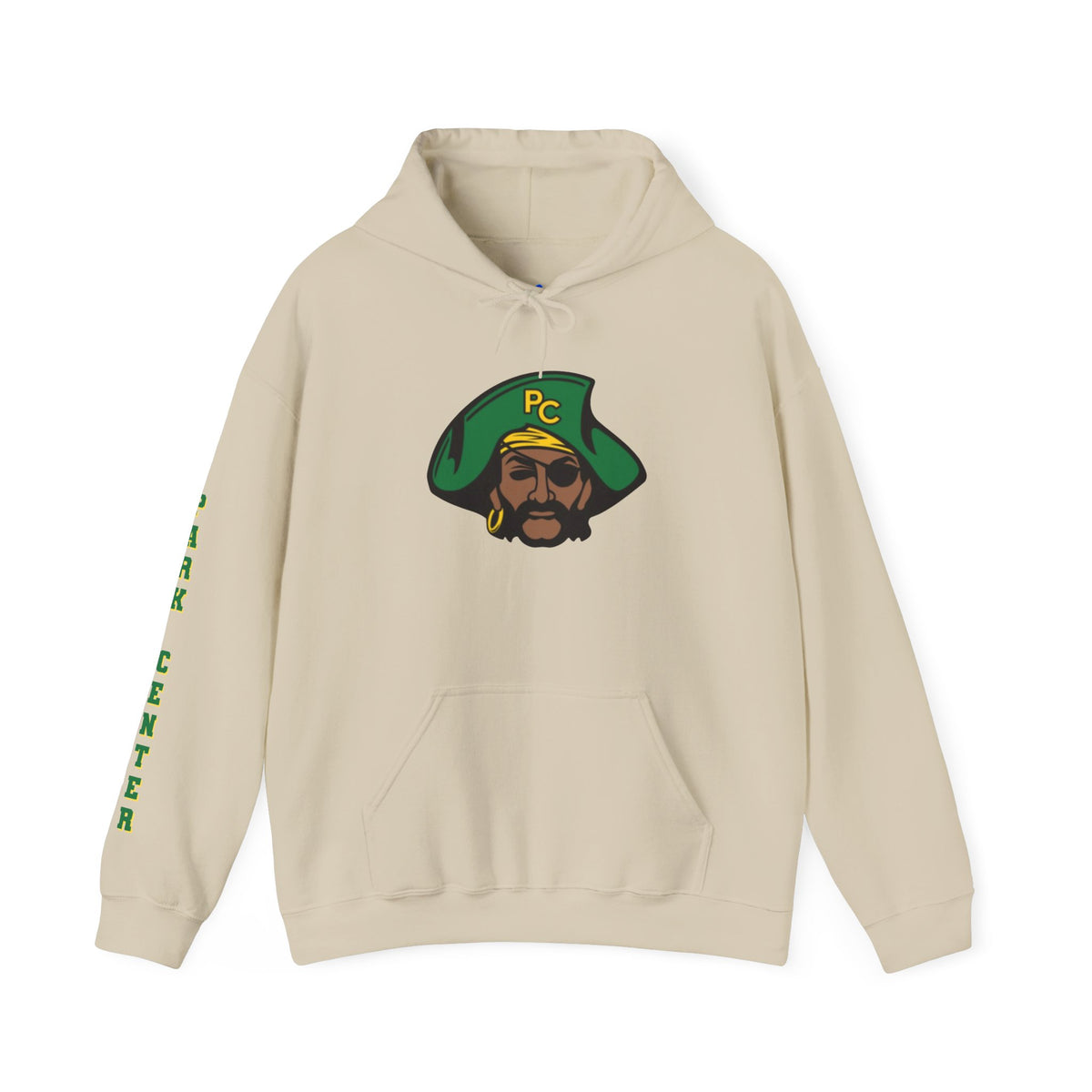 Pirate Captain Logo Hoodie - Park Center Crewneck Pullover
