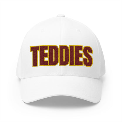 Minneapolis Roosevelt Teddies Embroidered 'TEDDIES' Baseball Cap – Retro Collegiate Lettering Closed-Back Hat