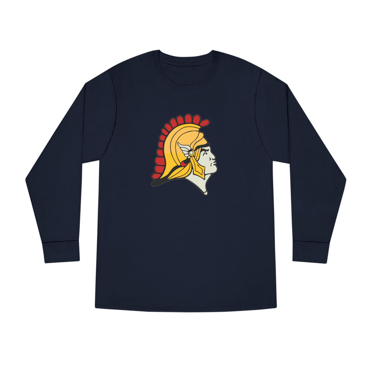 Orono Spartans Casual Long Sleeve Crewneck Tee - Perfect for Everyday Wear