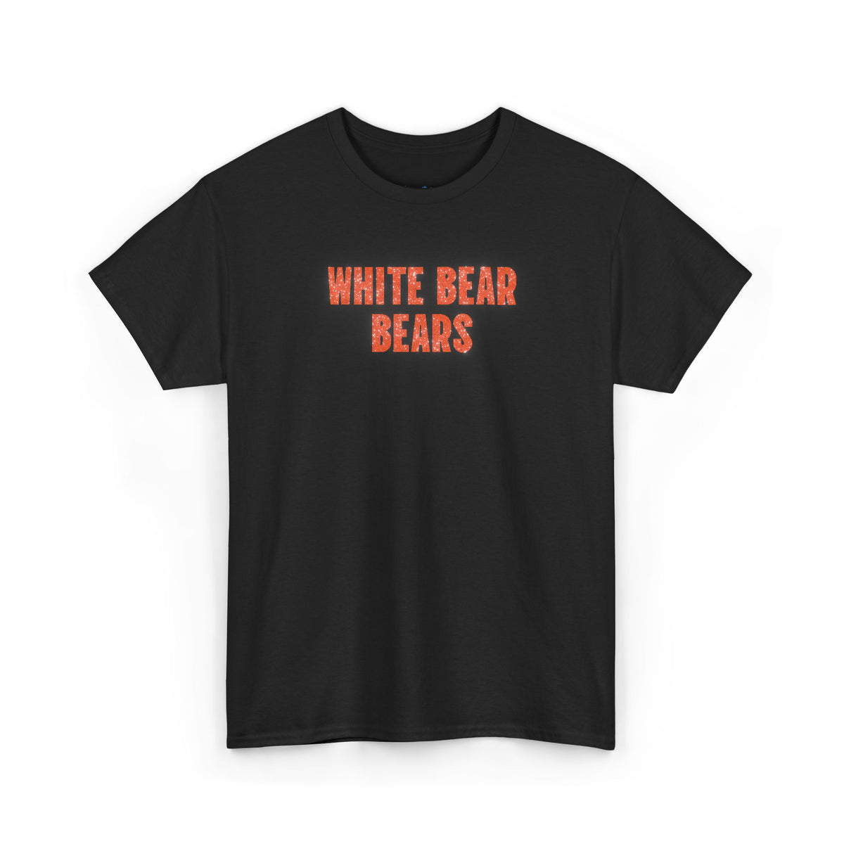 White Bear Bears Glitter Sparkle Graphic Tee