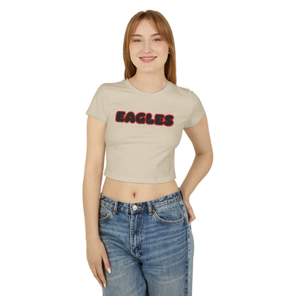 Eden Prairie Eagles Women’s Baby Tee - Retro Graphic Top for Casual Vibes