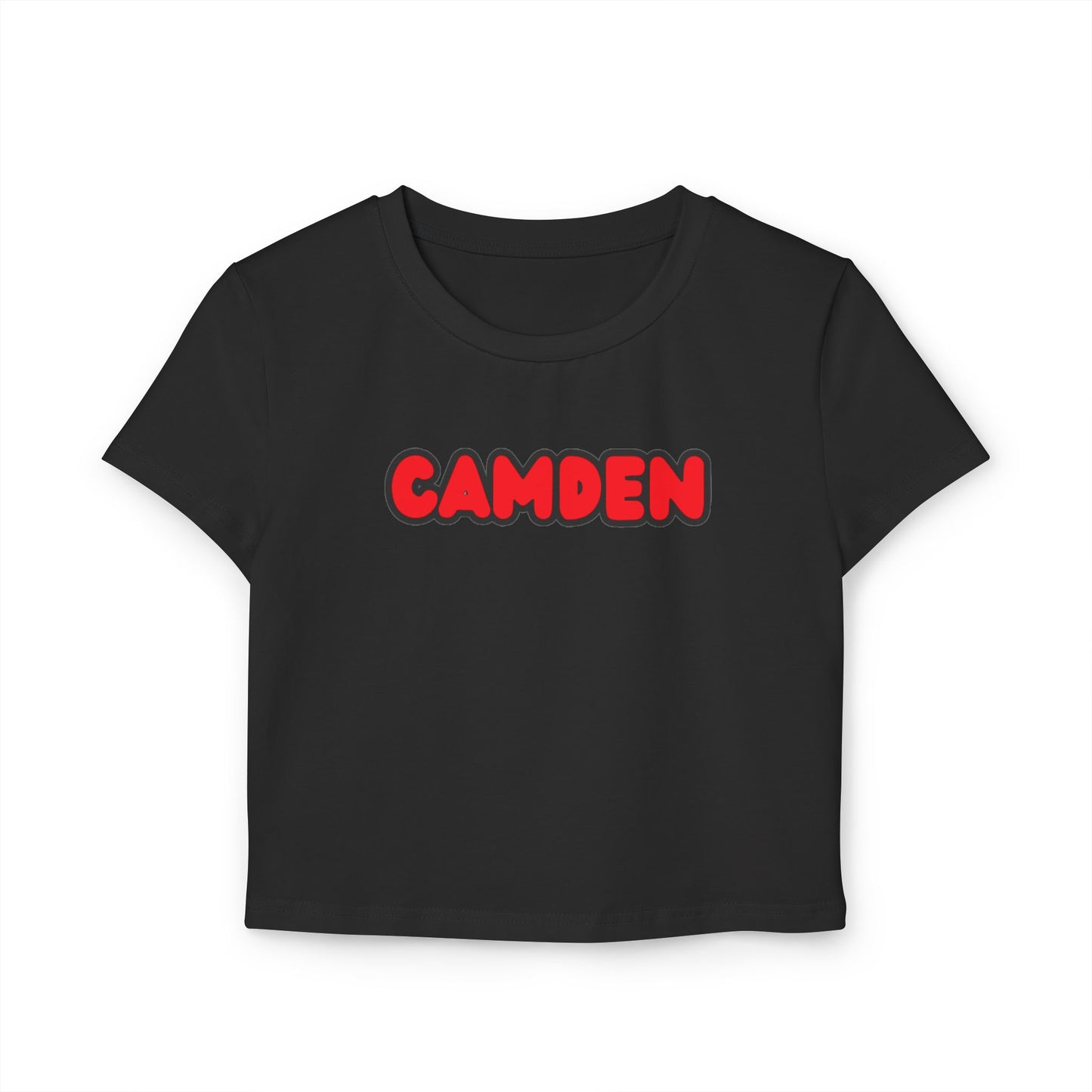 Minneapolis Camden Women’s Baby Tee - Retro Graphic Top for Casual Vibes