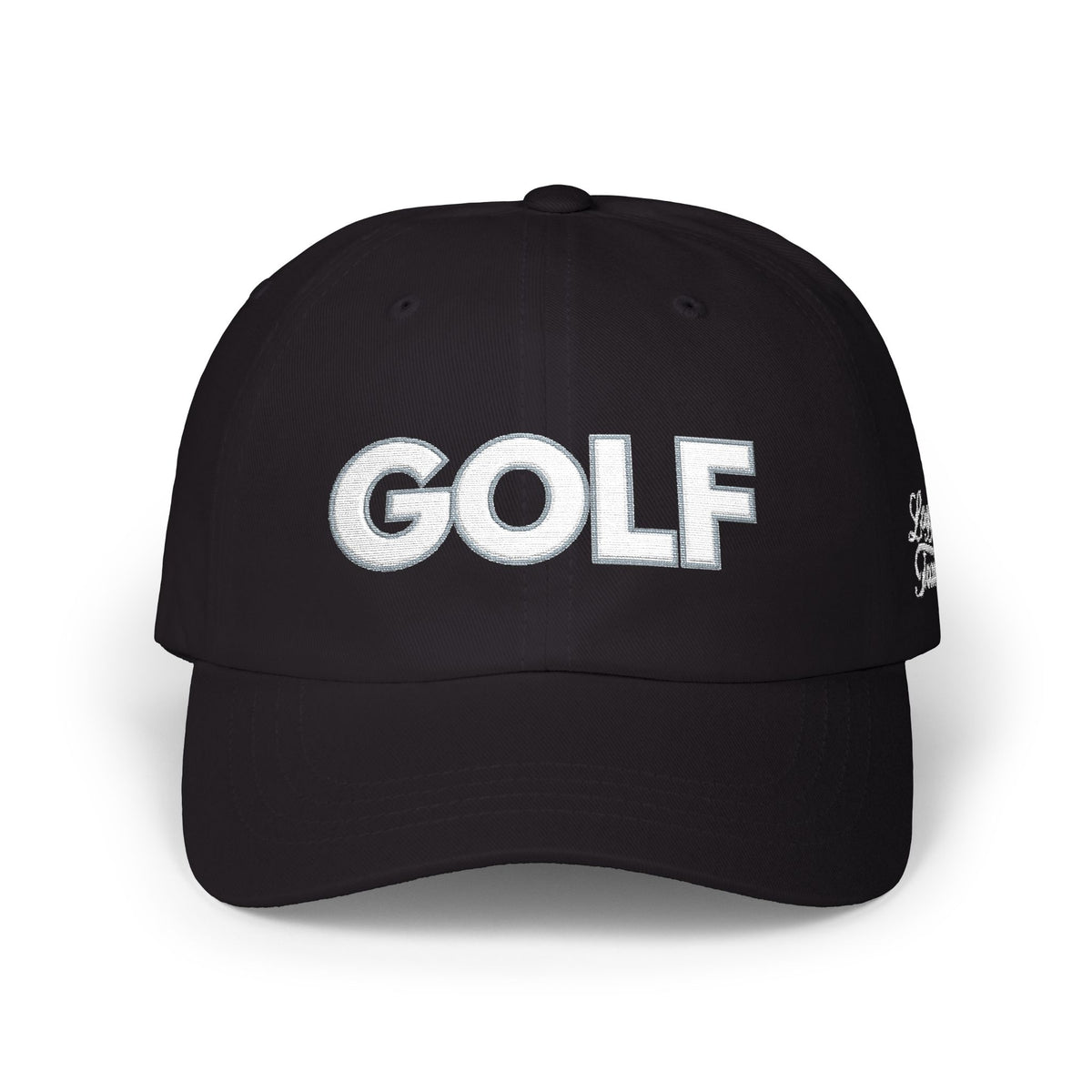 Loggers Trail 'GOLF' Cap — Vintage Fuzzy Lettering