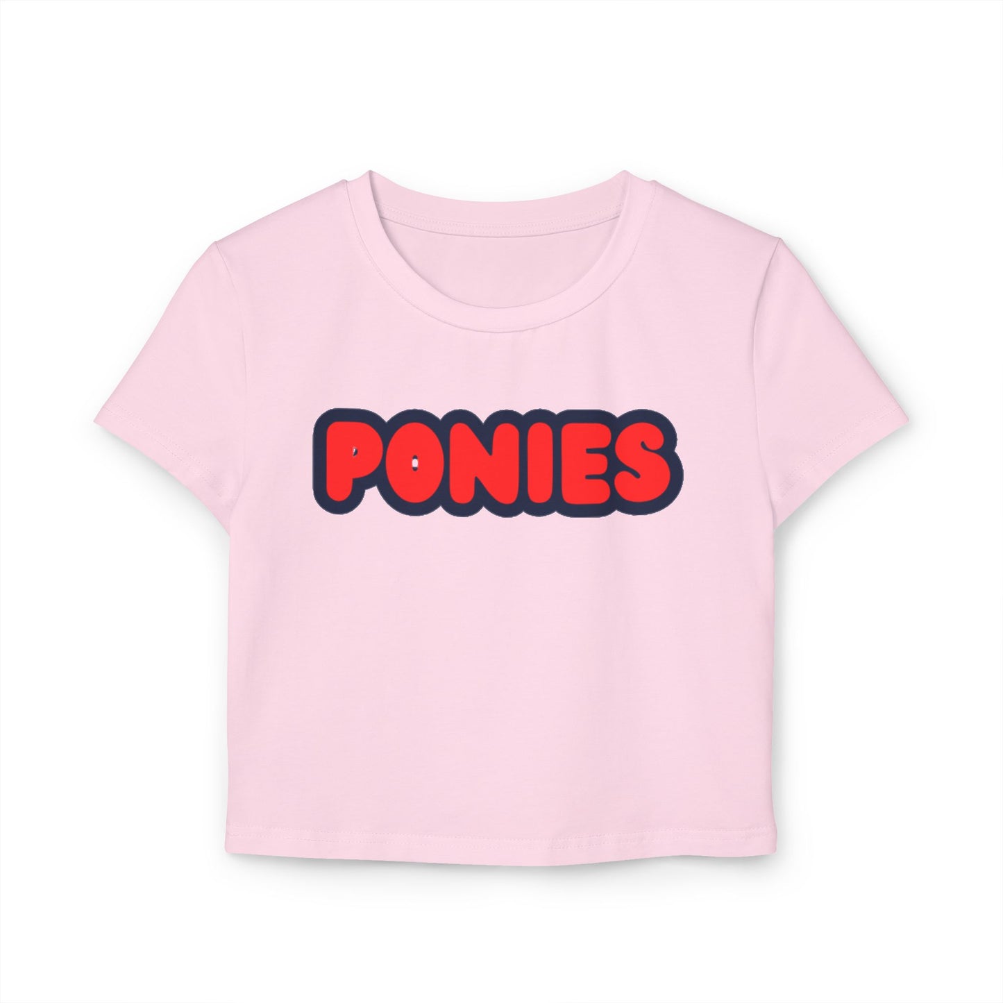Stillwater Ponies Women’s Baby Tee - Retro Graphic Top for Casual Vibes