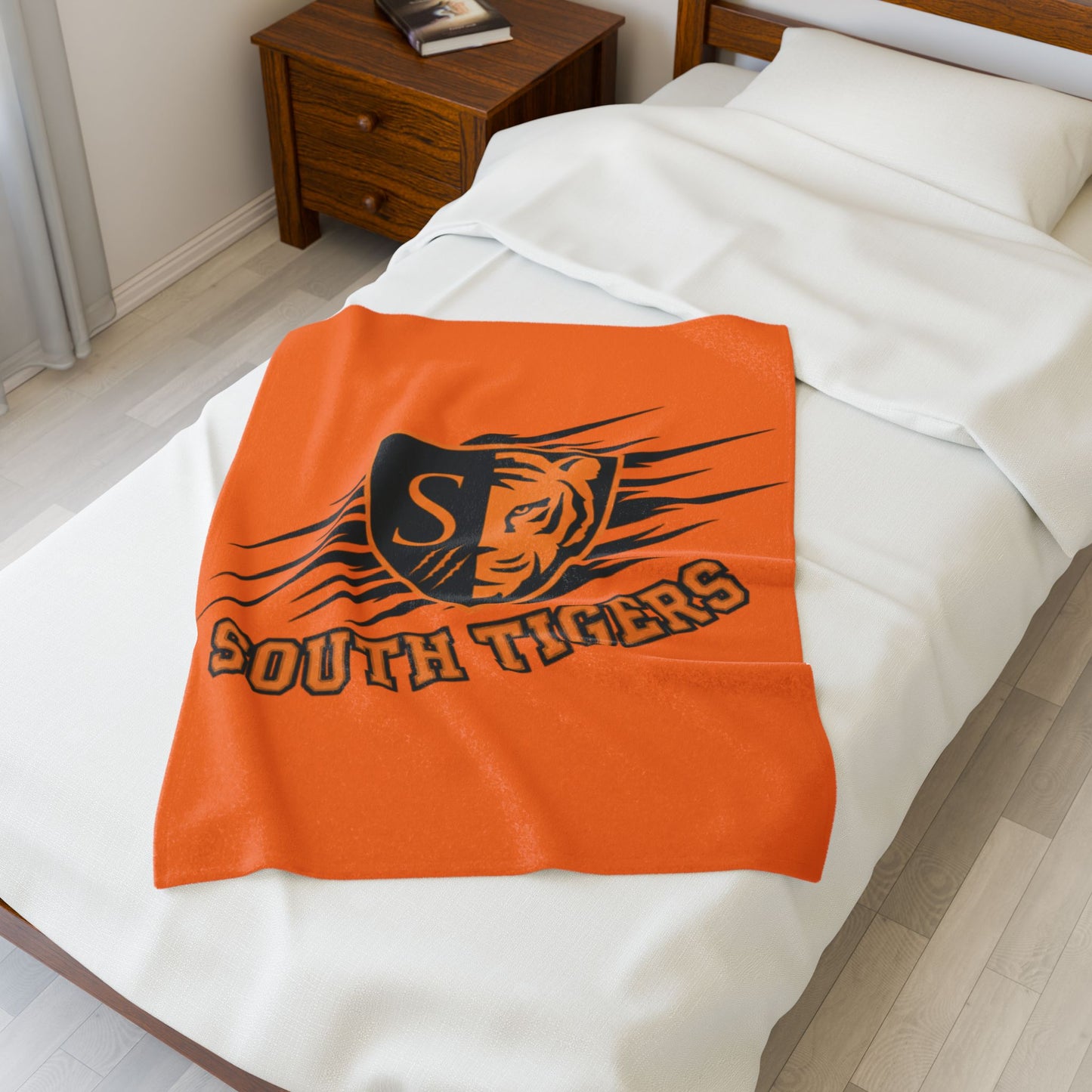 Minneapolis South Tigers Velveteen Blanket - Cozy and Loungey