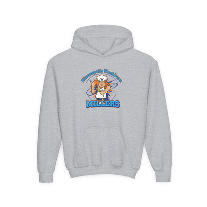 Minneapolis Washburn Millers Youth Heavy Blend Hooded Sweatshirt -  Casual Comfort for Young Adventurers