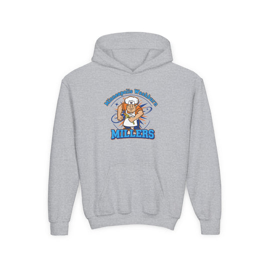 Minneapolis Washburn Millers Youth Heavy Blend Hooded Sweatshirt -  Casual Comfort for Young Adventurers
