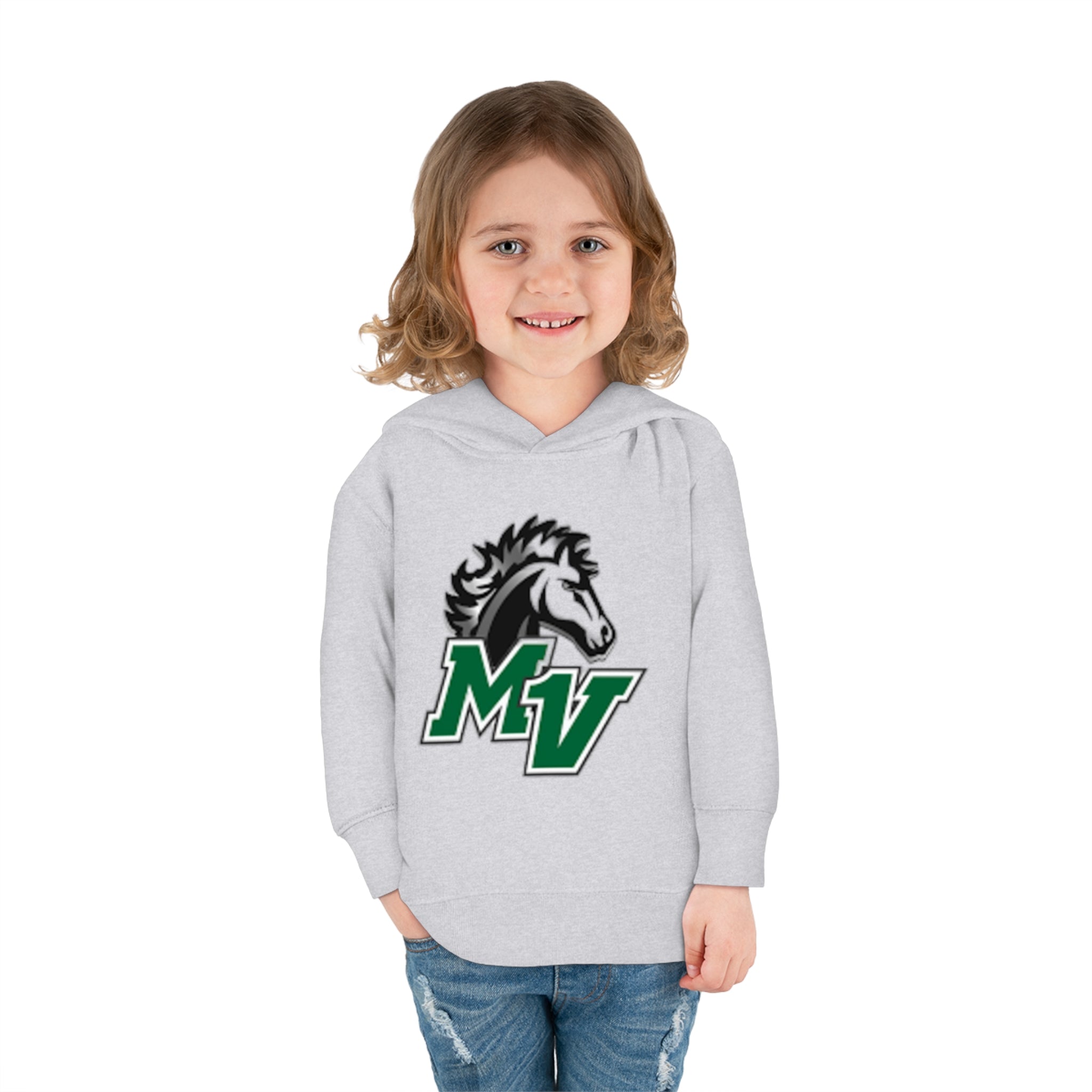 Mounds View Mustangs Toddler Pullover Fleece Hoodie