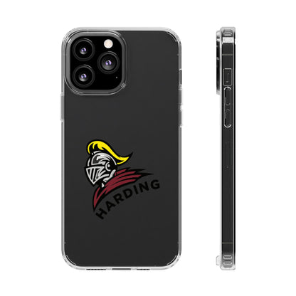 Clear Phone Case with Harding Logo